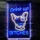 Bud Light Drink Up Dog Neon-Like LED Sign