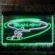 Bud Light Surf Snowboarder Neon-Like LED Sign