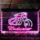 Budweiser Motorcycle 2 Neon-Like LED Sign