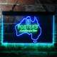 Foster's Australian Map Neon-Like LED Sign