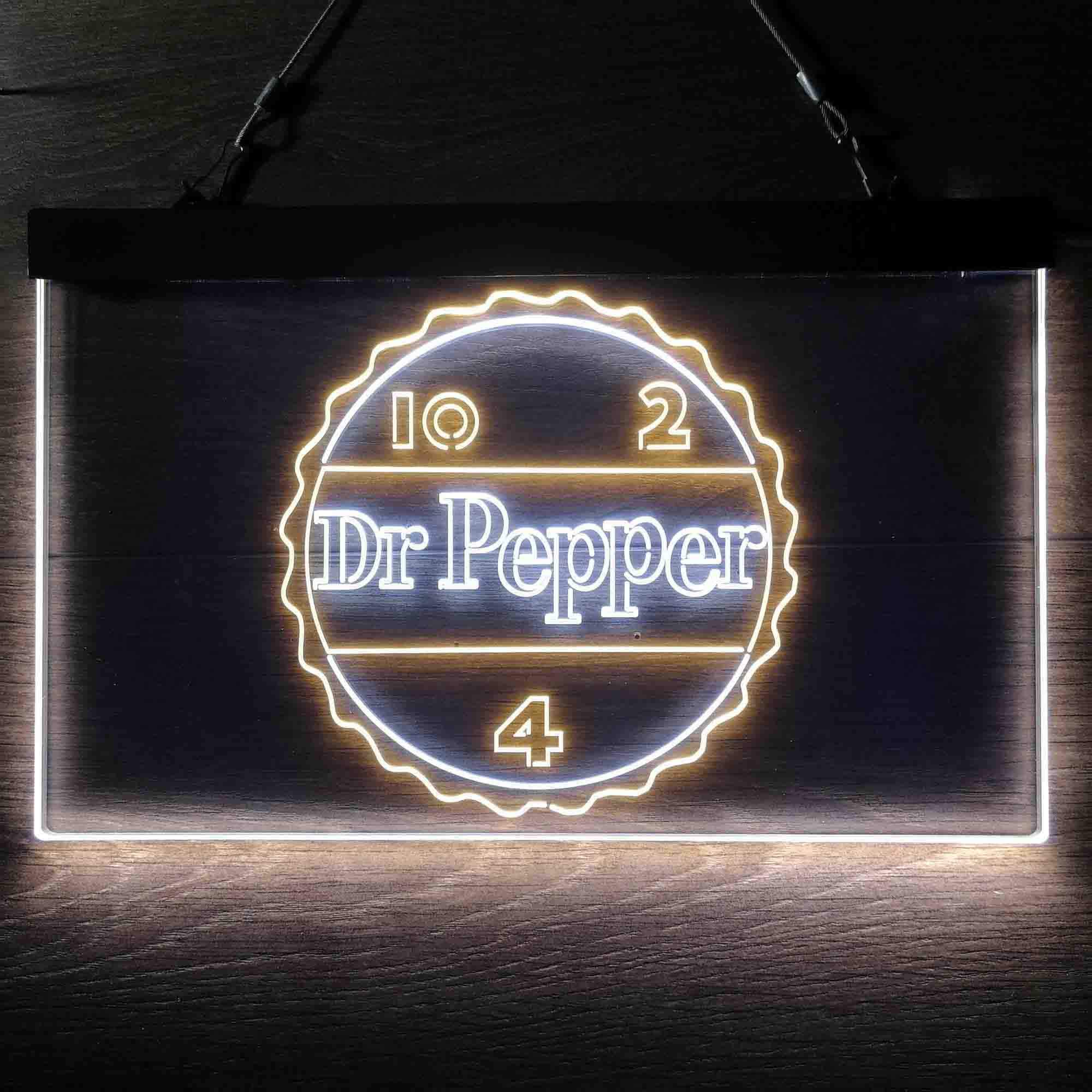 Dr Pepper LED Illuminated Wall Sign store 10-2-4