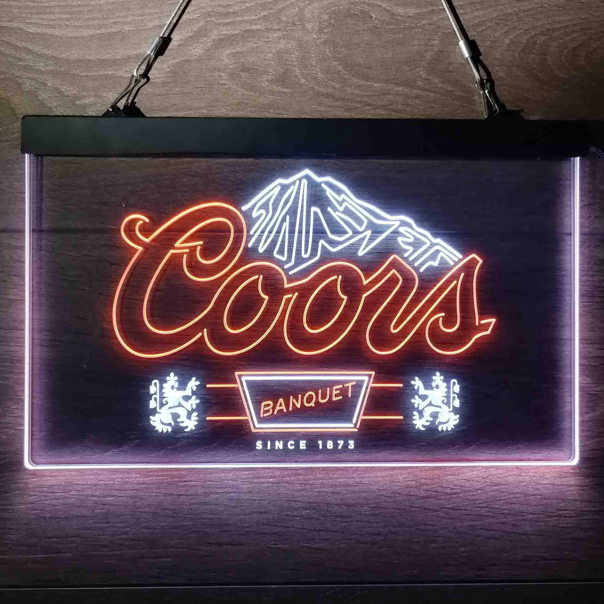 Coors Banquet Neon-Like LED Sign SafeSpecial LED Signs