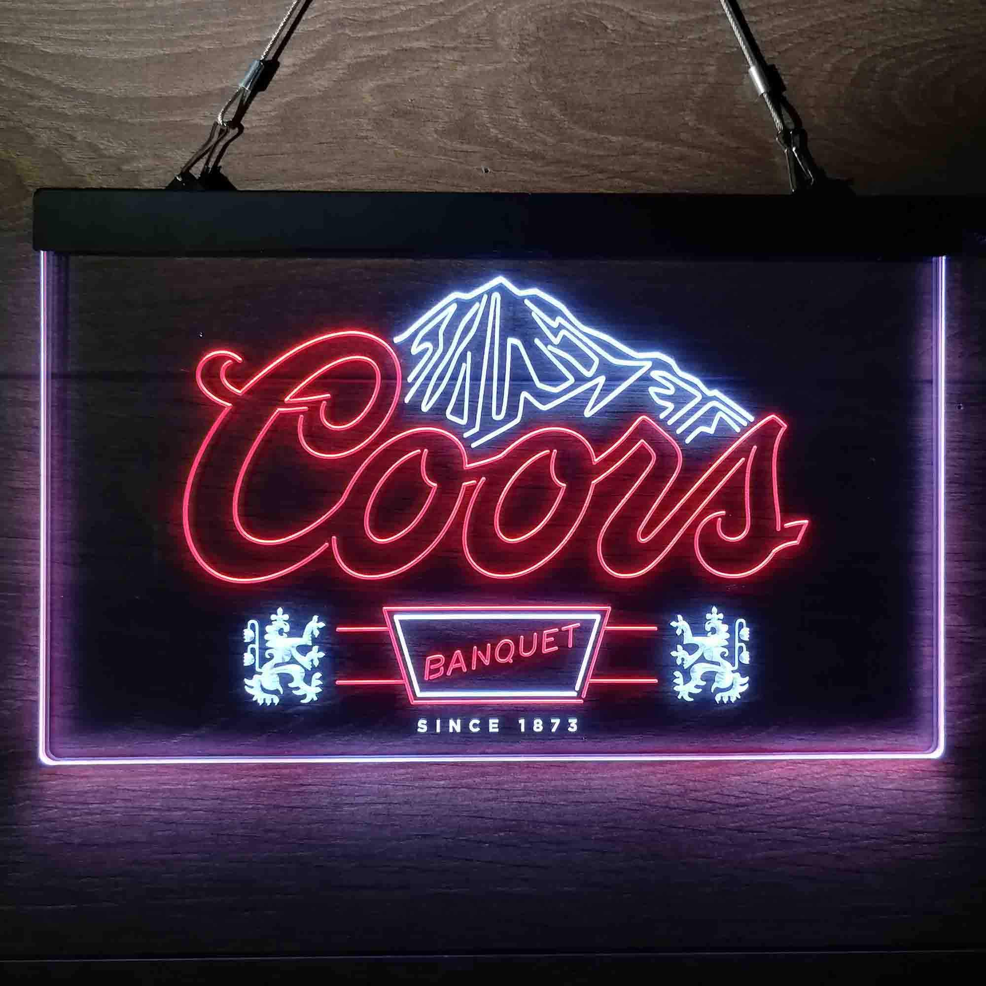 Coors Banquet Neon-Like LED Sign SafeSpecial LED Signs