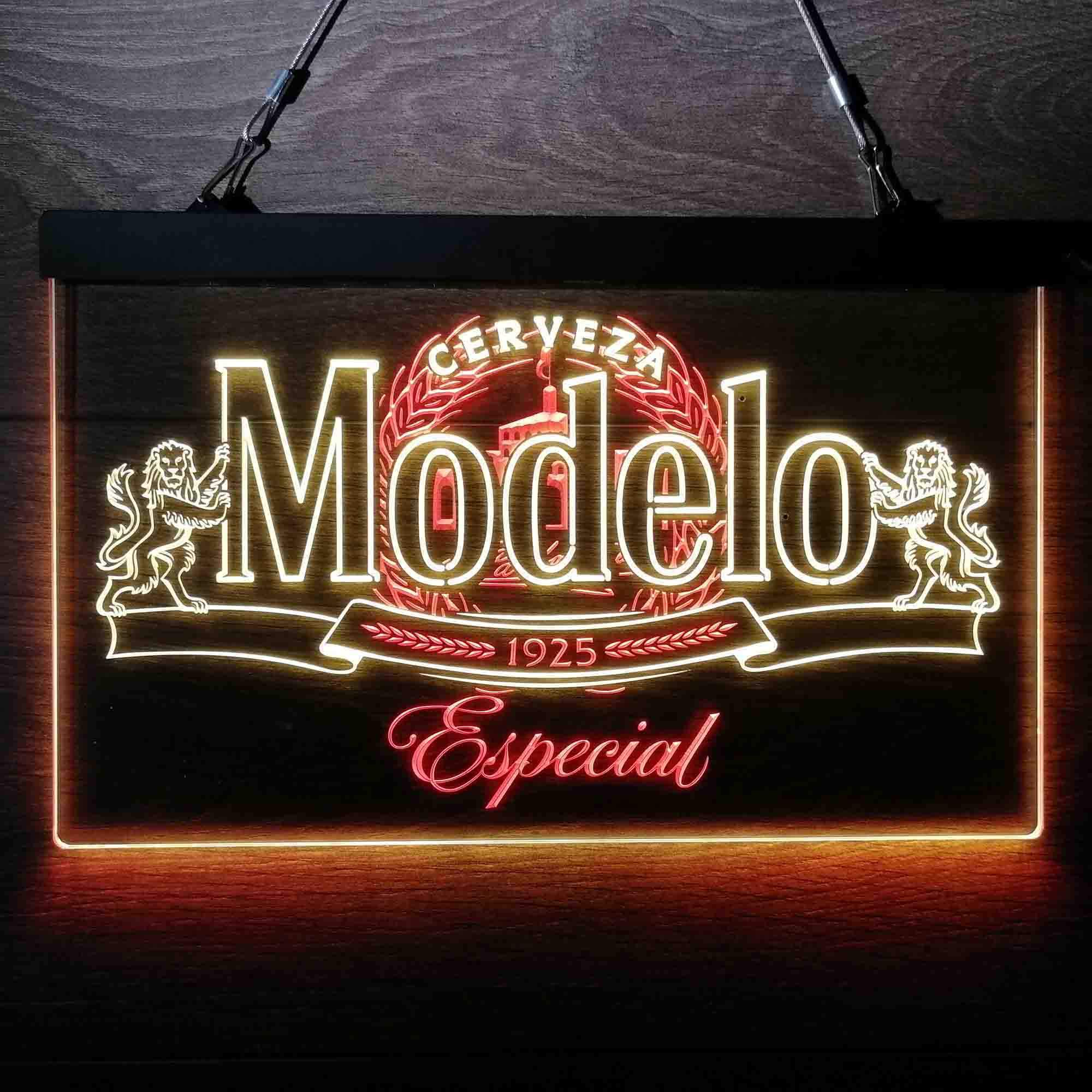 Modelo offers neon sign