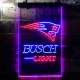 New England Patriots Busch Light Neon-Like LED Sign