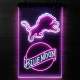 Detroit Lions Blue Moon Neon-Like LED Sign