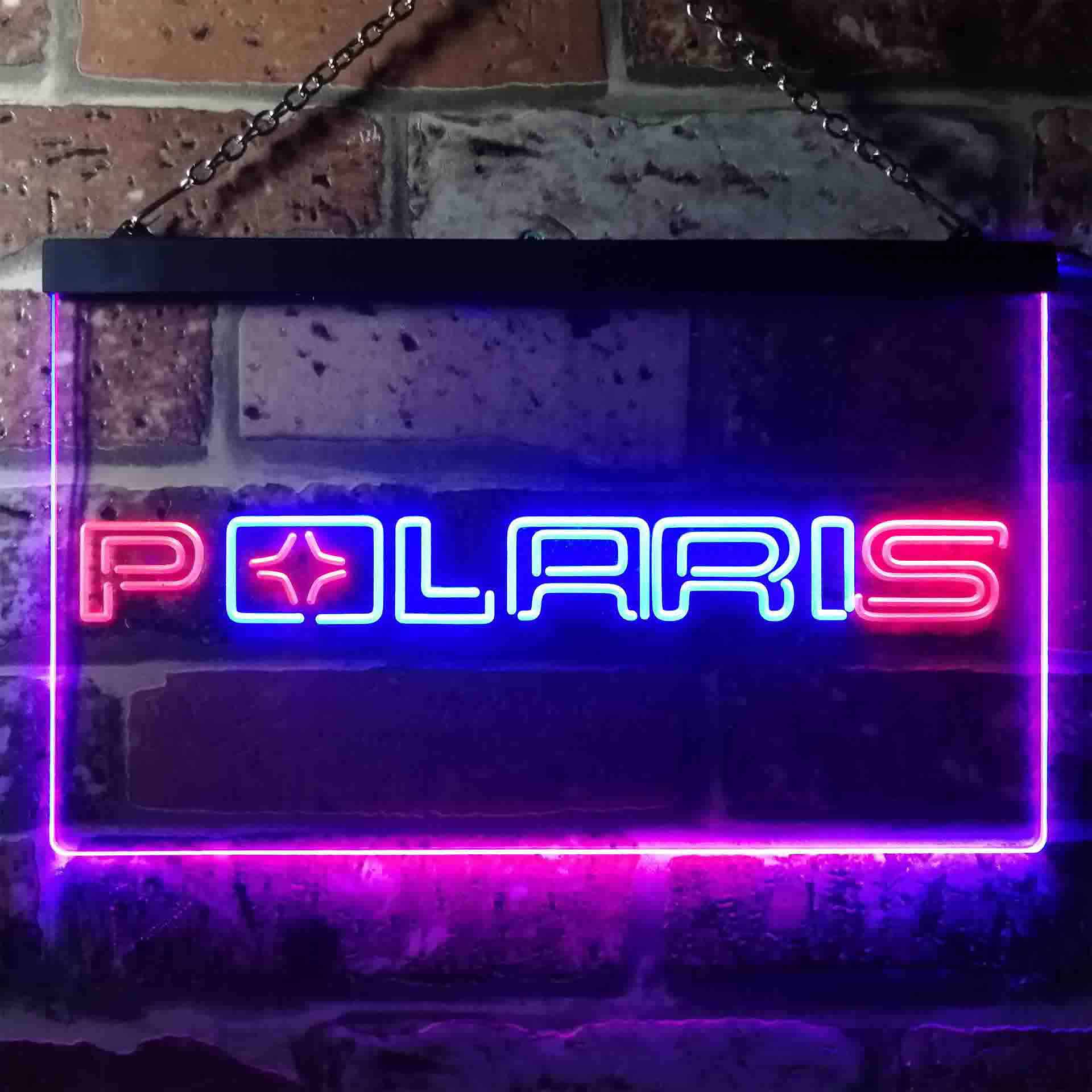 Polaris  Led Neon Light Sign Garage  Game Room Man Cave 