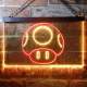 Super Mario Bros. Mushroom Neon-Like LED Sign