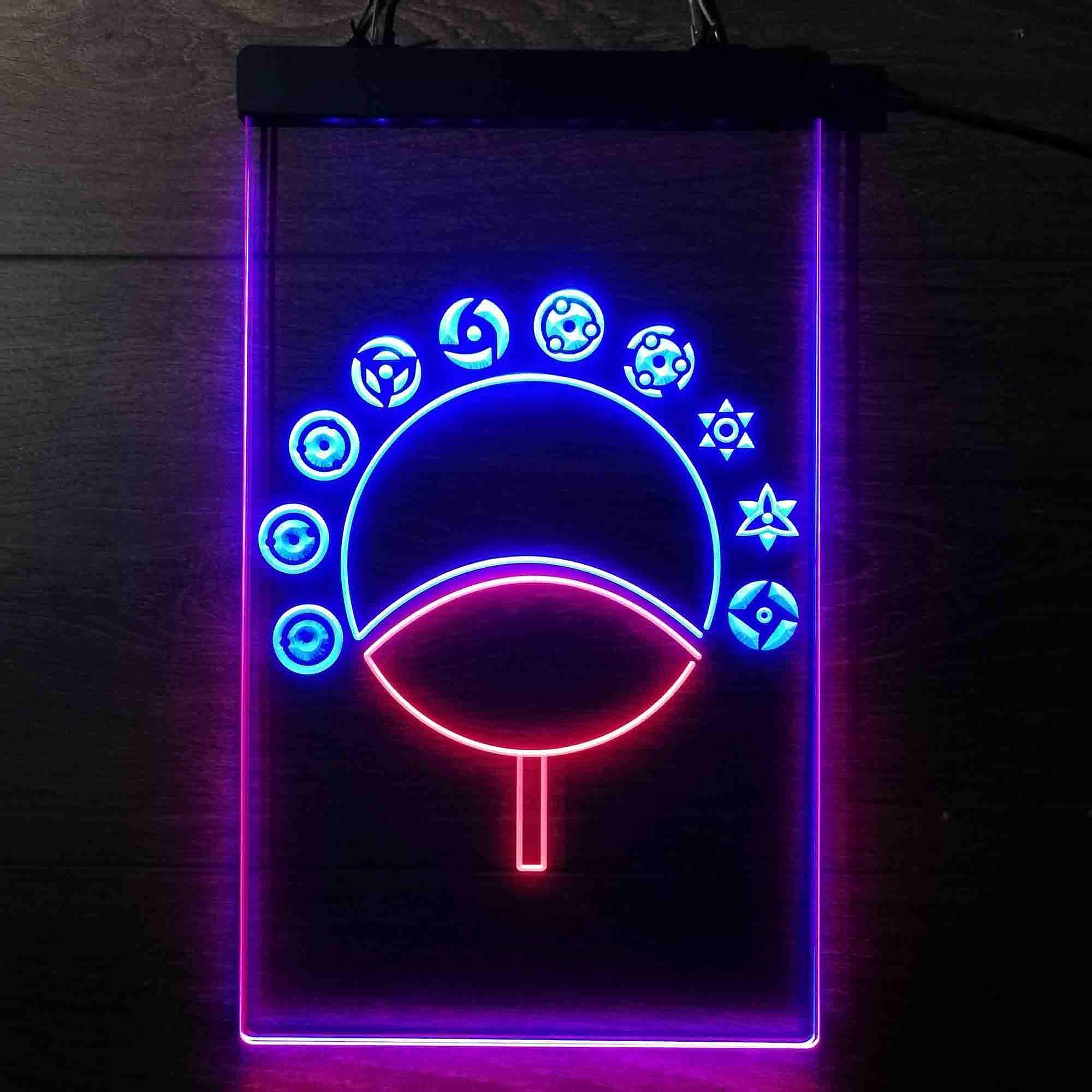 neon sharingan light