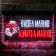 US Marine Corps Once A Marine Neon-Like LED Sign