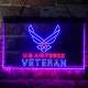 US Air Force Veteran Neon-Like LED Sign