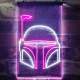 Star Wars Boba Fett Helmet Neon-Like LED Sign