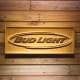Bud Light Horizontal Wood Sign