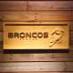 Denver Broncos Wild Wood Sign