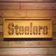 Pittsburgh Steelers 2 Wood Sign