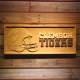 Clemson Tigers Helmet Wood Sign