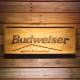 Budweiser King of Beers Wood Sign