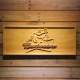 Budweiser Frog Wood Sign
