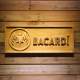 Bacardi Wood Sign
