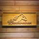 Budweiser Horse Wood Sign