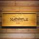 Jimmy Buffett's Margaritaville Cafe Logo Wood Sign