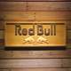 Red Bull Wordmark Wood Sign