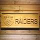 Oakland Raiders Wood Sign