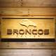 Denver Broncos Wood Sign