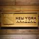 New York Rangers Wood Sign