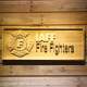 IAFF International Association of Fire Fighters Wood Sign