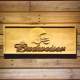 Cleveland Browns Budweiser Wood Sign