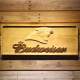 Carolina Panthers Budweiser Wood Sign