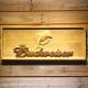 Miami Dolphins Budweiser Wood Sign - Legacy Edition