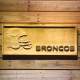 Denver Broncos Helmet Wood Sign