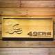 San Francisco 49ers Helmet Wood Sign