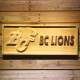 British Columbia Lions Wood Sign - Legacy Edition