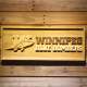 Winnipeg Blue Bombers Wood Sign - Legacy Edition