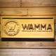 World Alliance of Mixed Martial Arts WAMMA Wood Sign