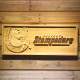 Calgary Stampeders Horseshoe Logo Wood Sign