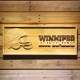 Winnipeg Blue Bombers Helmet Wood Sign - Legacy Edition
