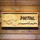 Metal Mulisha Skull Logo Wood Sign