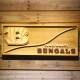 Cincinnati Bengals Split Wood Sign