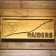 Oakland Raiders Split Wood Sign