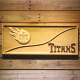 Tennessee Titans Split Wood Sign