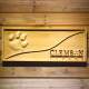 Clemson Tigers Split Wood Sign