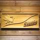 San Jose Sharks Split Wood Sign