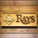 Tampa Bay Rays 3 Wood Sign