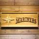 Seattle Mariners 3 Wood Sign