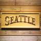 Seattle Mariners 5 Wood Sign