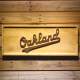 Oakland Athletics Oakland Wordmark Wood Sign